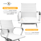 Cadeira De Escritório Home Office Interlocutor Fixa Stripes E