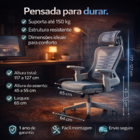 Cadeira De Escritório Home Office Presidente Bio Ergonômica S