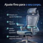 Cadeira De Escritório Home Office Presidente Bio Ergonômica S