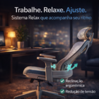 Cadeira De Escritório Home Office Presidente Bio Ergonômica S