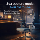 Cadeira De Escritório Home Office Presidente Bio Ergonômica S