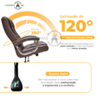 Cadeira De Escritório Home Office Presidente Executiva Ergonô