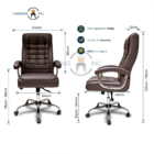 Cadeira De Escritório Home Office Presidente Executiva Ergonô