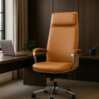 Cadeira De Escritório Home Office Presidente Orion Caramelo E