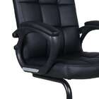 Cadeira De Escritório Interlocutor Fixa Charles Preta