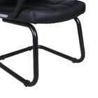 Cadeira De Escritório Interlocutor Fixa Charles Preta