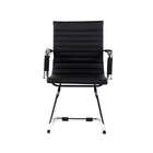 Cadeira De Escritório Interlocutor Fixa New Best Preta