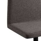 Cadeira De Escritório Interlocutor Office Estofada Chumbo