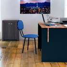 Cadeira De Escritório Interlocutor Palito Ii Azul