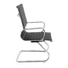 Cadeira De Escritório Interlocutor Sevilha Estofada Preta