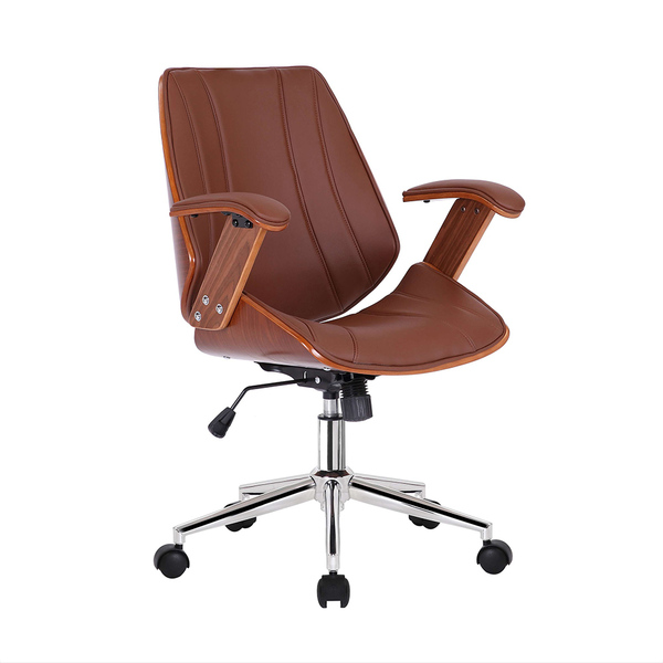 Cadeira De Escritório Juliette Diretor Giratória Marrom G24 -