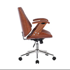 Cadeira De Escritório Juliette Diretor Giratória Marrom G24 -