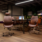 Cadeira De Escritório Juliette Presidente Giratória Marrom G2