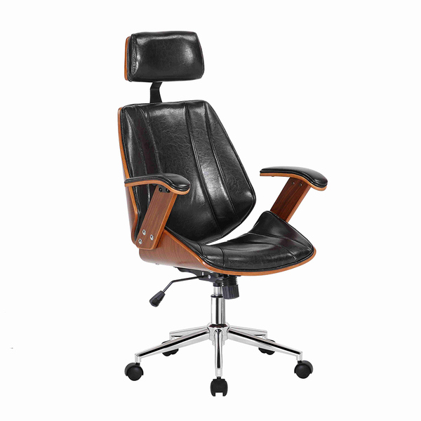 Cadeira De Escritório Juliette Presidente Giratória Preta G24