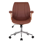 Cadeira De Escritório Lisboa Diretor - Marrom