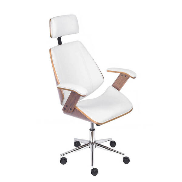 Cadeira De Escritório Lisboa Giratória – Branco