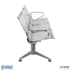 Cadeira De Escritório Longarina Silver I Prata