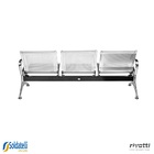 Cadeira De Escritório Longarina Silver I Prata