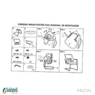 Cadeira De Escritório Manchester Fixa - Preto