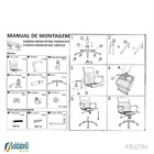 Cadeira De Escritório Manhattan Diretor Baixa Estofada Em Pu