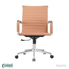 Cadeira De Escritório Manhattan Diretor Baixa Estofada Em Pu