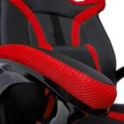 Cadeira De Escritório Mx1 Gamer Ergonômica Preta Vermelha Tec