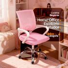 Cadeira De Escritório Oficial Begonia Tela Mesh Ergonômica Ro