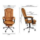 Cadeira De Escritório Oficial Presidente Ergonômica Apoio Pés