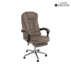 Cadeira De Escritório Oficial Presidente Ergonômica Apoio Pés