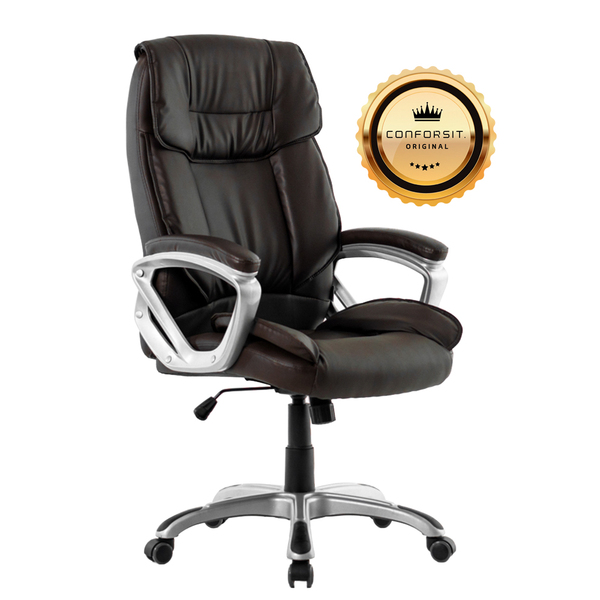 Cadeira De Escritório Presidente Viena Marrom 5025
