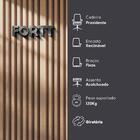 Cadeira De Escritório Presidente Base Cromada Com Rodinha For