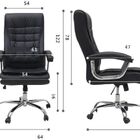 Cadeira De Escritório Presidente Big Com Molas Ensacadas Gira