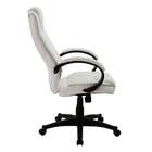 Cadeira De Escritório Presidente Córdoba Estofada Branca