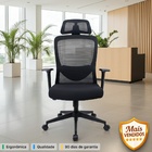 Cadeira De Escritório Presidente Elite - Preta - 2 Cadeiras