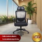 Cadeira De Escritório Presidente Elite - Preta - 2 Cadeiras