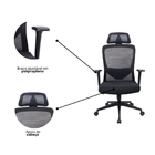 Cadeira De Escritório Presidente Elite - Preta - 2 Cadeiras