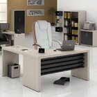 Cadeira De Escritório Presidente Em Corino Base Preta Euro Br