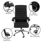 Cadeira De Escritorio Presidente Ergonomica Giratoria - Preto