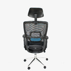 Cadeira De Escritório Presidente Ergonômica Tela Mash Recliná