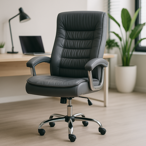 Cadeira De Escritório Presidente Executiva Alta Big Confortáv