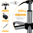 Cadeira De Escritório Presidente Executiva Big Com Molas Ensa