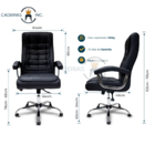 Cadeira De Escritório Presidente Executiva Big Com Molas Ensa