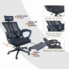 Cadeira De Escritório Presidente Executiva Oficial Paris - Pr