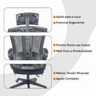 Cadeira De Escritório Presidente Executiva Oficial Paris - Pr