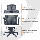 Cadeira De Escritório Presidente Executiva Oficial Titan - Ci