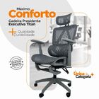 Cadeira De Escritório Presidente Executiva Oficial Titan - Ci
