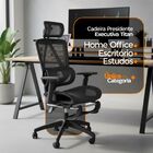 Cadeira De Escritório Presidente Executiva Oficial Titan - Pr