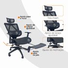 Cadeira De Escritório Presidente Executiva Oficial Titan - Pr