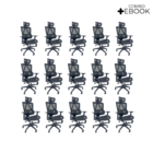 Cadeira De Escritório Presidente Executiva Oficial Titan - Pr