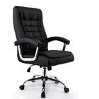 Cadeira De Escritório Presidente Fox Base Cromada Com Rodinha